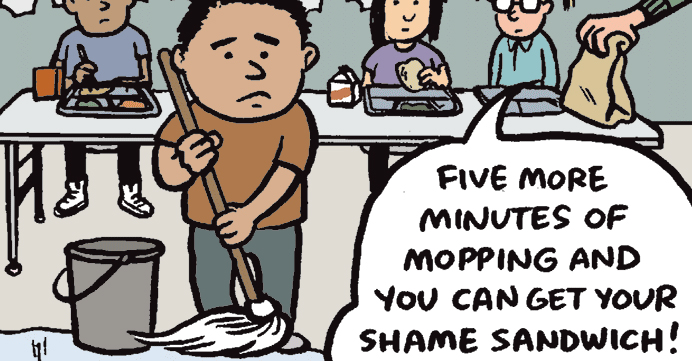 There’s No Such Thing as a Free Lunch by Jen Sorensen