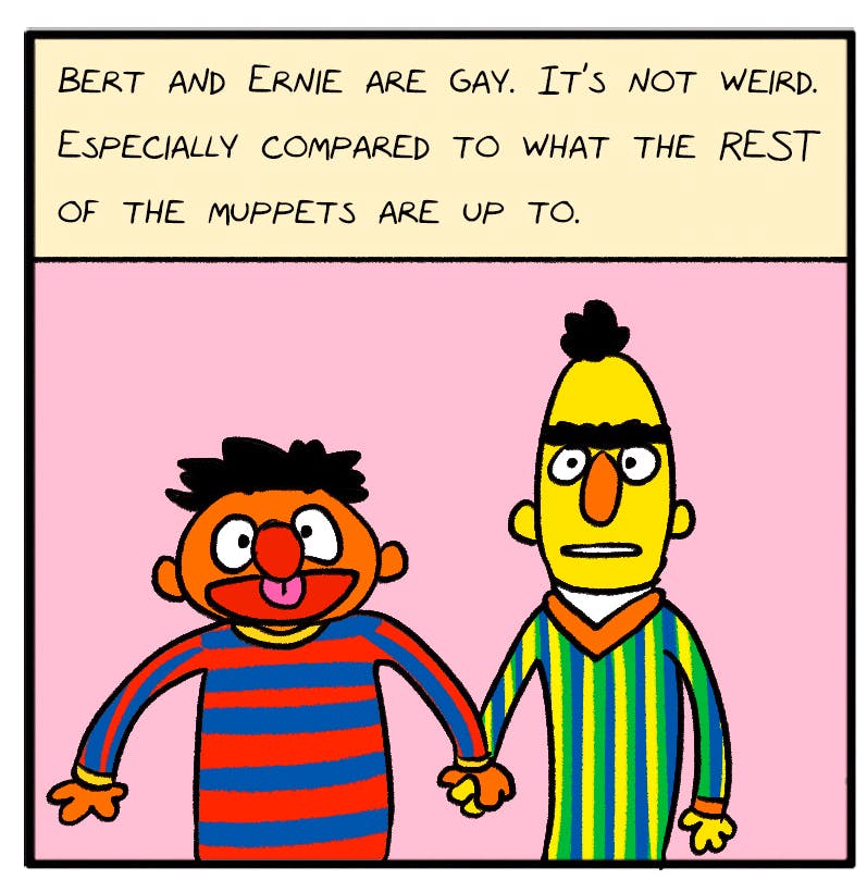 Who Cares If Bert And Ernie Are Gay By Kendra Wells