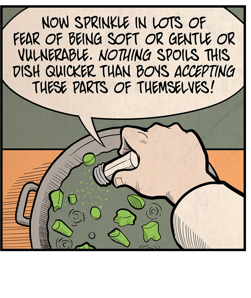 Toxic Masculinity Stew by Barry Deutsch