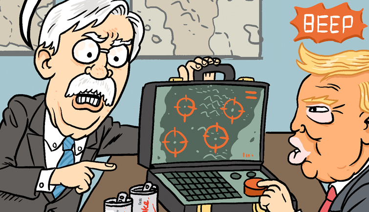 Image result for John Bolton CARTOON