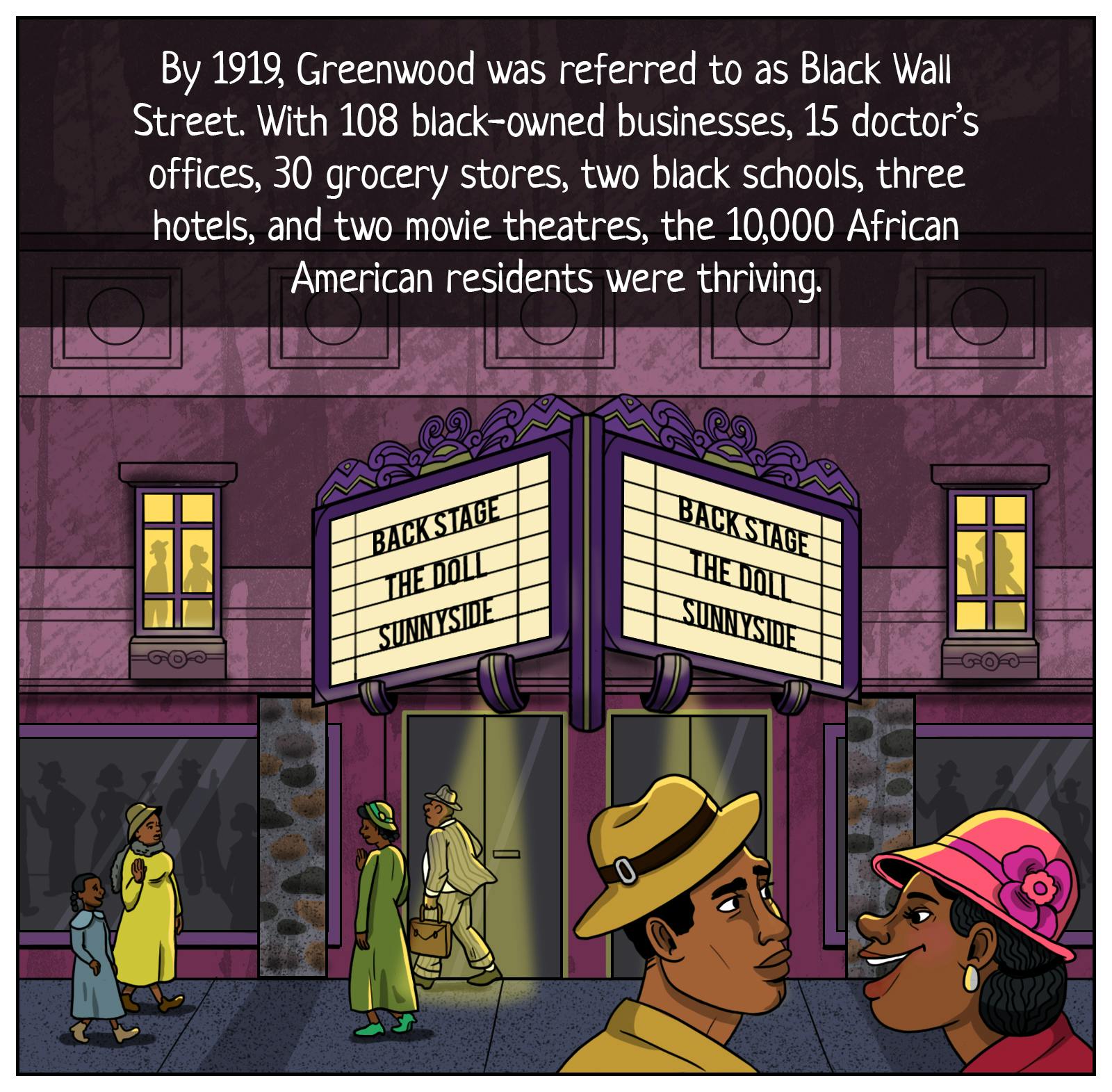 The Destruction of Black Wall Street by Chelsea Saunders